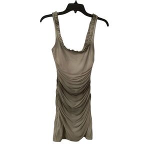 Elegant Ruched Sleeveless Dress